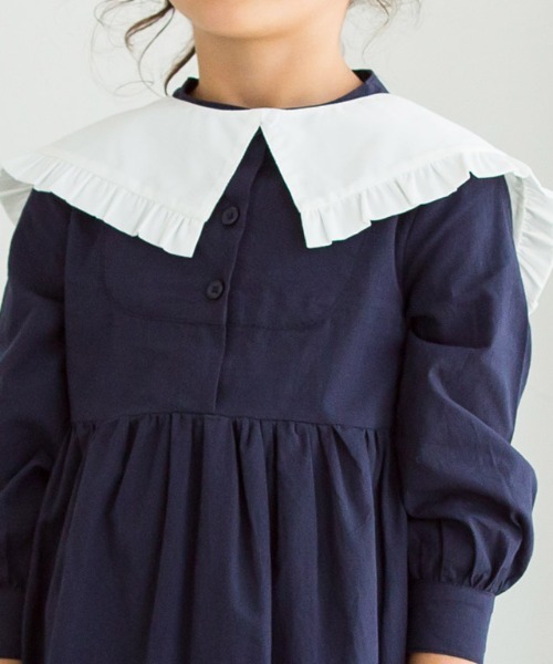 lulpini（ルルピー二）の「kids つけ襟（付け襟・キッズ・オフホワイト・FREE）」の18枚目の写真