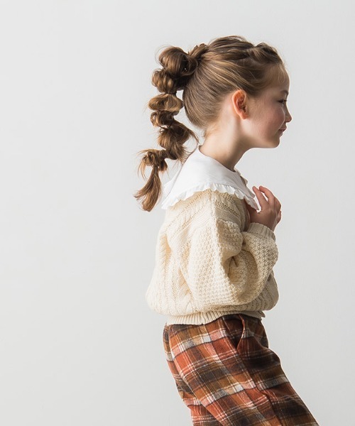 lulpini（ルルピー二）の「kids つけ襟（付け襟・キッズ・オフホワイト・FREE）」の4枚目の写真