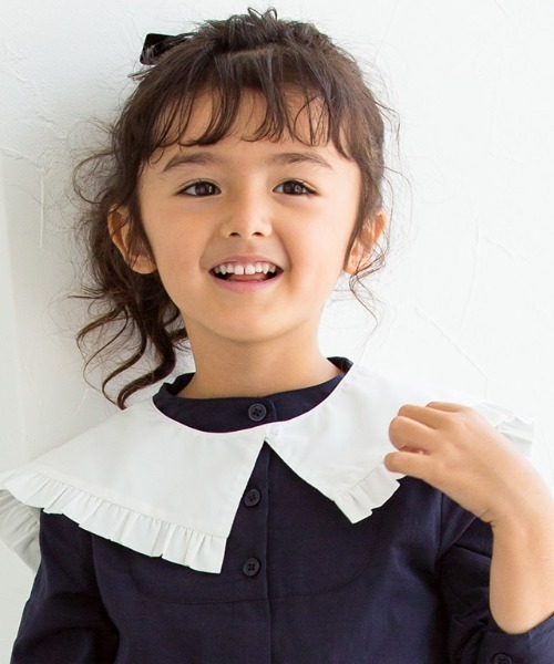 lulpini（ルルピー二）の「kids つけ襟（付け襟・キッズ・オフホワイト・FREE）」の14枚目の写真