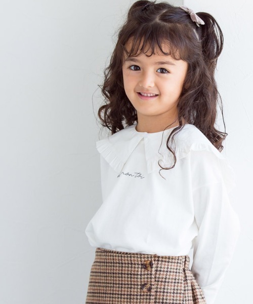 lulpini（ルルピー二）の「kids つけ襟（付け襟・キッズ・オフホワイト・FREE）」の8枚目の写真