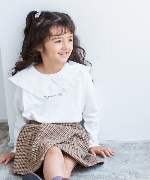 lulpini（ルルピー二）の「kids つけ襟（付け襟・キッズ・オフホワイト・FREE）」の9枚目の写真