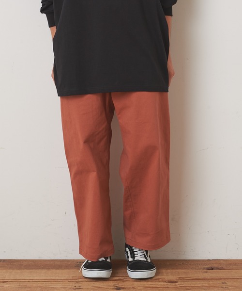 CIAOPANIC TYPY(チャオパニックティピー)の「TCツイル ワイドクライミングパンツ(その他パンツ・メンズ・サンドベージュ/オリーブ/ネイビー/ピンク・S/M/L)」の9枚目の写真