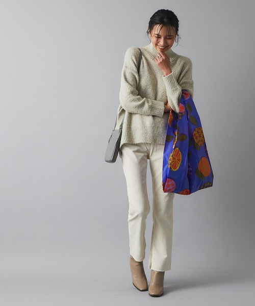 RIVE DROITE（リヴドロワ）の「シンプルなデザインが魅力　スクエアショートブーツ（ブーツ・レディース・ブラック/ベージュ・S/M/L）」の16枚目の写真