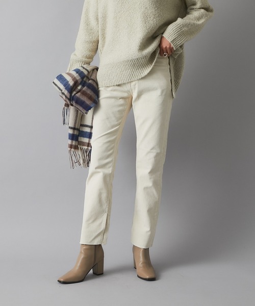 RIVE DROITE（リヴドロワ）の「シンプルなデザインが魅力　スクエアショートブーツ（ブーツ・レディース・ブラック/ベージュ・S/M/L）」の13枚目の写真