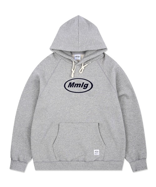 87mm（87mm）の「【87MM / Mmlg】MMLG HOOD / パルチムエムエム MMLG シグネチャー ロゴ フーディー（パーカー・レディース・グレー/ピンク/ベージュ/ブラック・MEDIUM/LARGE/SMALL）」の3枚目の写真