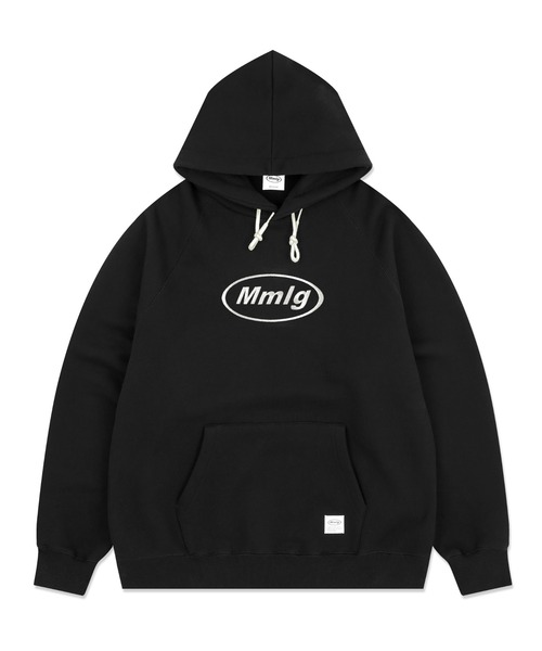 87mm（87mm）の「【87MM / Mmlg】MMLG HOOD / パルチムエムエム MMLG シグネチャー ロゴ フーディー（パーカー・レディース・グレー/ピンク/ベージュ/ブラック・MEDIUM/LARGE/SMALL）」の2枚目の写真
