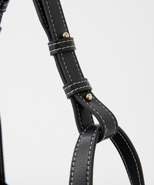 COLONY 2139（コロニートゥーワンスリーナイン）の「2WAYリボントートバッグ/ショルダーバッグ（トートバッグ・レディース・ブラウン/モカ/ブラック・FREE）」の9枚目の写真