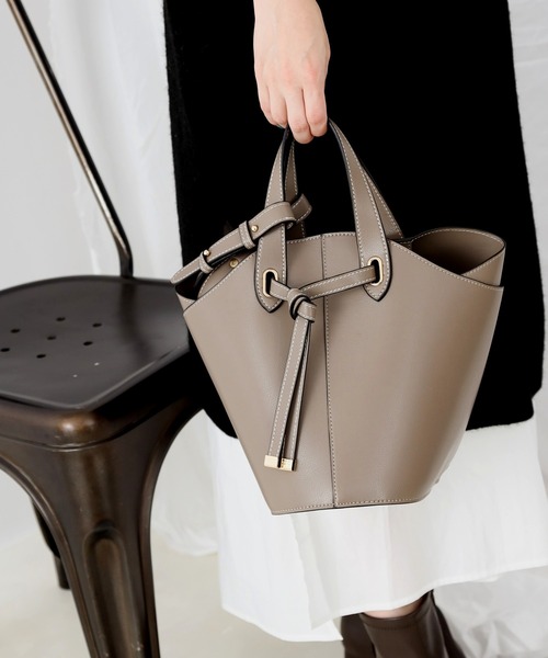 COLONY 2139（コロニートゥーワンスリーナイン）の「2WAYリボントートバッグ/ショルダーバッグ（トートバッグ・レディース・ブラウン/モカ/ブラック・FREE）」の18枚目の写真