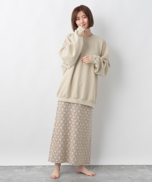 e/rm(イーアールエム)の「【e/rm】ミニiconスウェット 239213(スウェット・レディース・ベージュ/ライトブルー/グレー系その他4/ピンク系その他・FREE)」の7枚目の写真