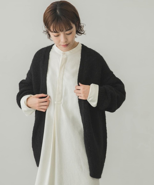 かぐれ（カグレ）の「アルパカウールカーディガン（カーディガン