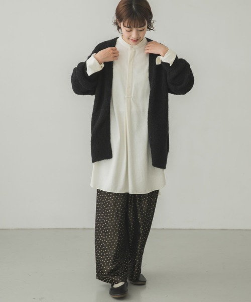 かぐれ（カグレ）の「アルパカウールカーディガン（カーディガン