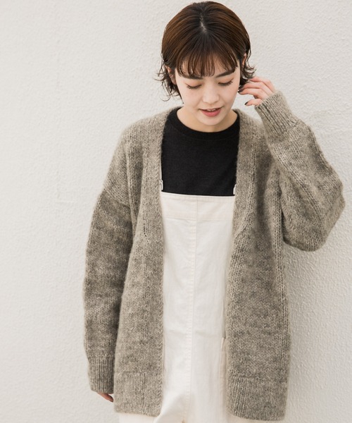 かぐれ（カグレ）の「アルパカウールカーディガン（カーディガン