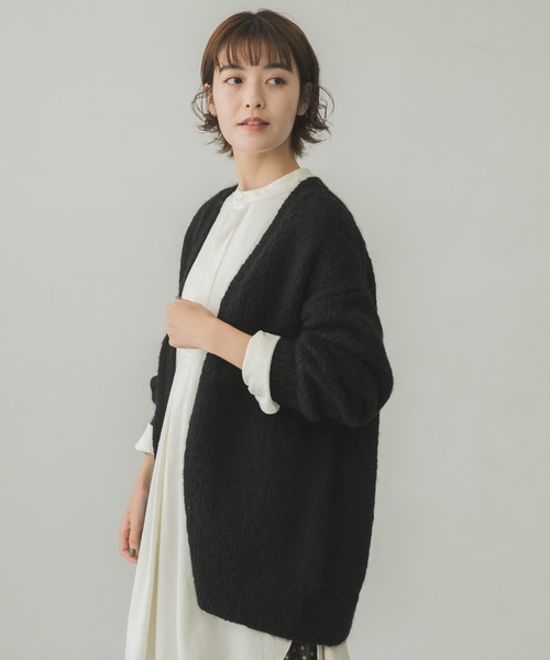 かぐれ（カグレ）の「アルパカウールカーディガン（カーディガン