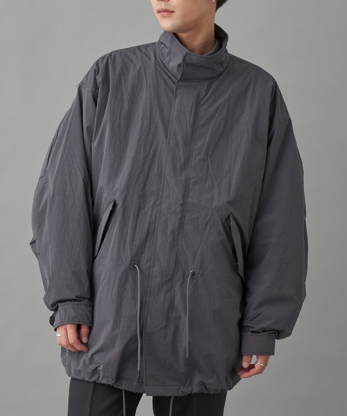 KIIT（キート）の「KIIT×WILD THINGS モッズコート  (KIL-C59-500)（ダウンジャケット/コート・メンズ・チャコール/ブラック・2/3）」の17枚目の写真