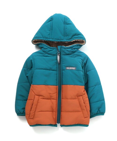 BREEZE(ブリーズ)の「中綿ボアリバーシブルブルゾン(ブルゾン・キッズ・オレンジ/カモフラージュ/エメラルド/ベージュ/ピンク・110/100/150/120/140/90/130)」の3枚目の写真