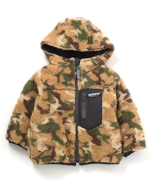 BREEZE(ブリーズ)の「中綿ボアリバーシブルブルゾン(ブルゾン・キッズ・オレンジ/カモフラージュ/エメラルド/ベージュ/ピンク・110/100/150/120/140/90/130)」の20枚目の写真