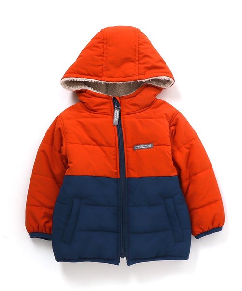 BREEZE(ブリーズ)の「中綿ボアリバーシブルブルゾン(ブルゾン・キッズ・オレンジ/カモフラージュ/エメラルド/ベージュ/ピンク・110/100/150/120/140/90/130)」の22枚目の写真