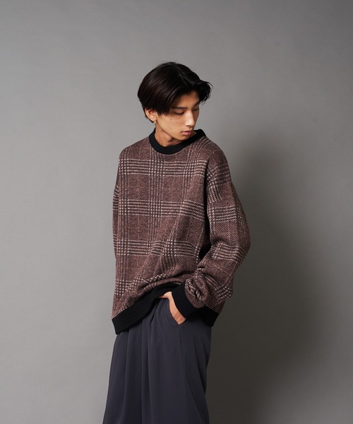 UNIIT(ユニット)の「【UNIIT/ユニット】カルゼニットフリースルーズクルーネック(スウェット・メンズ・ホワイト/チャコールグレー/ブラック/ベージュ/杢グレー・SMALL/MEDIUM/LARGE)」の5枚目の写真