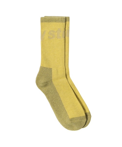 STUSSY(ステューシー)の「Logo Jacquard Trail Socks(ソックス/靴下・メンズ・パープル/ブラウン/ブルー/マスタード・FREE)」の8枚目の写真