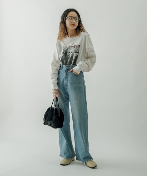 mystic(ミスティック)の「フェイクファーがま口BAG(ショルダーバッグ・レディース・ブラック/ブラウン・ONE SIZE)」の14枚目の写真