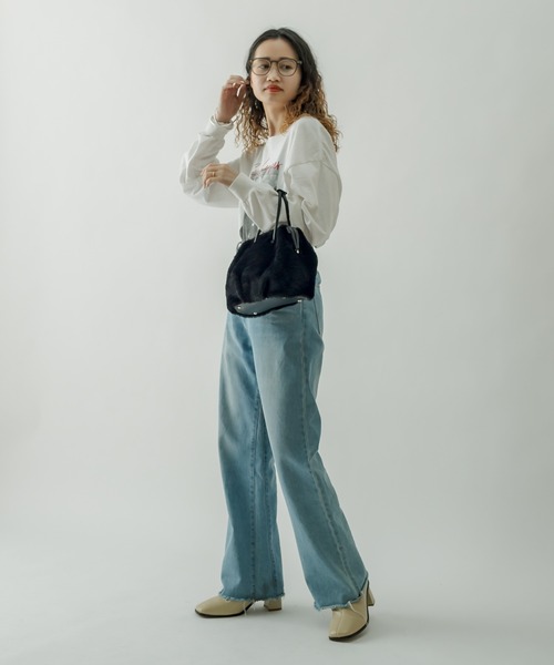 mystic(ミスティック)の「フェイクファーがま口BAG(ショルダーバッグ・レディース・ブラック/ブラウン・ONE SIZE)」の15枚目の写真