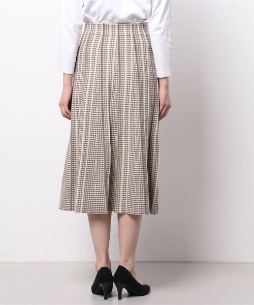 ECRIRE（エクリール）の「プリーツジャガードSK（スカート・レディース・ブラウン/グレー/ブラック・M）」の19枚目の写真