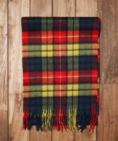 ARCHIVER（アーカイバ）の「【Gl】ウールマフラー（マフラー・レディース・パープル/グレー/グリーン/グレー系その他・FREE）」の3枚目の写真