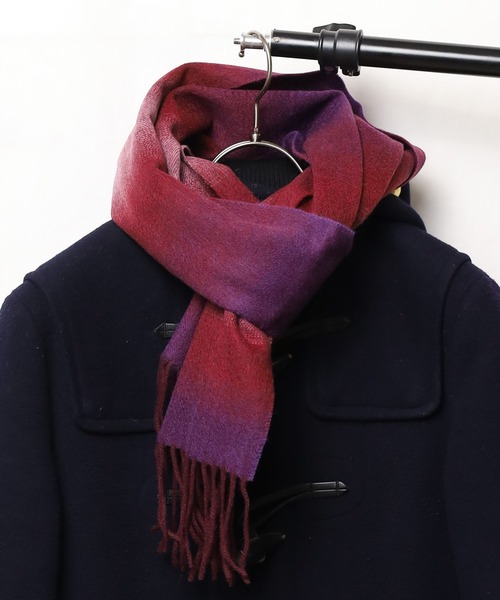 ARCHIVER（アーカイバ）の「【Gl】ウールマフラー（マフラー・レディース・パープル/グレー/グリーン/グレー系その他・FREE）」の11枚目の写真