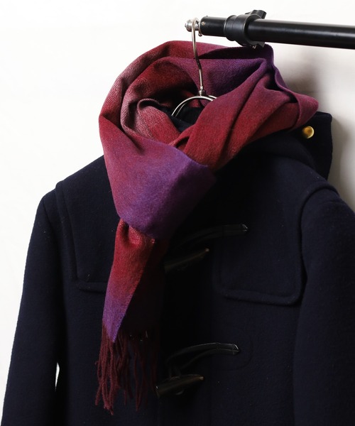 ARCHIVER（アーカイバ）の「【Gl】ウールマフラー（マフラー・レディース・パープル/グレー/グリーン/グレー系その他・FREE）」の12枚目の写真