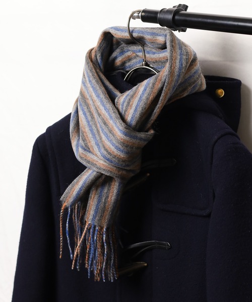 ARCHIVER（アーカイバ）の「【Gl】ウールマフラー（マフラー・レディース・パープル/グレー/グリーン/グレー系その他・FREE）」の6枚目の写真