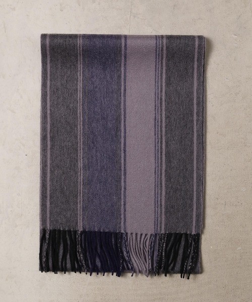 ARCHIVER（アーカイバ）の「【Gl】ウールマフラー（マフラー・レディース・パープル/グレー/グリーン/グレー系その他・FREE）」の10枚目の写真