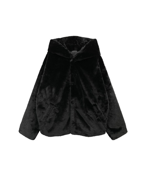 ANDGEEBEE(アンジービー)の「UNISEX フェイクファーパーカー(その他アウター・レディース・ホワイト/ブラック・MEDIUM)」の15枚目の写真