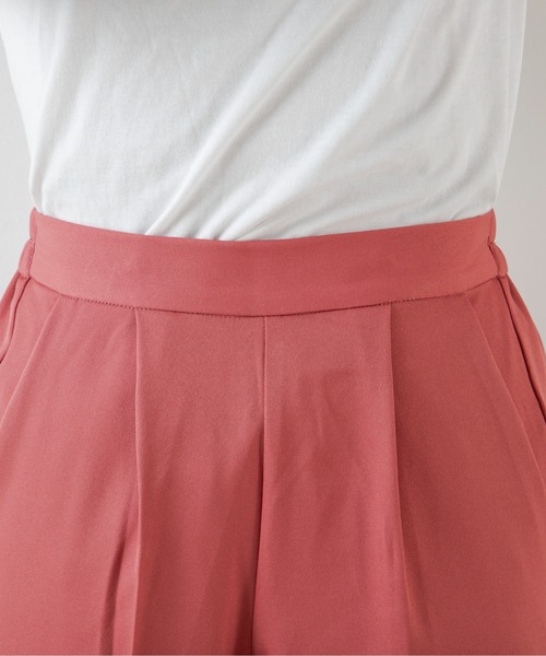 ANGIE（アンジー）の「センタープレススラックスタックパンツ（スラックス・レディース・ピンク/グリーン/ブラック/アイボリー・MEDIUM/LARGE/SMALL）」の10枚目の写真