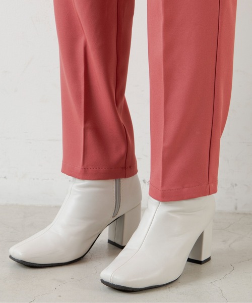 ANGIE（アンジー）の「センタープレススラックスタックパンツ（スラックス・レディース・ピンク/グリーン/ブラック/アイボリー・MEDIUM/LARGE/SMALL）」の12枚目の写真