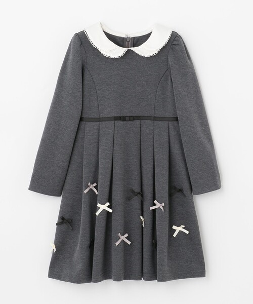 ANY(エニィ)の「衿付きワンピース(ドレス・キッズ・ライトグレー系/ネイビー系・110/120/130)」の5枚目の写真