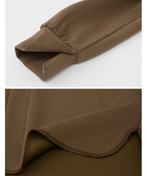 Re:EDIT（リエディ）の「[イージーケア]ダンボールオーバーサイズスキッパーシャツ（シャツ/ブラウス・レディース・ブラック/アイボリー/キャメル/ブルー/モカ・MEDIUM/LARGE）」の19枚目の写真