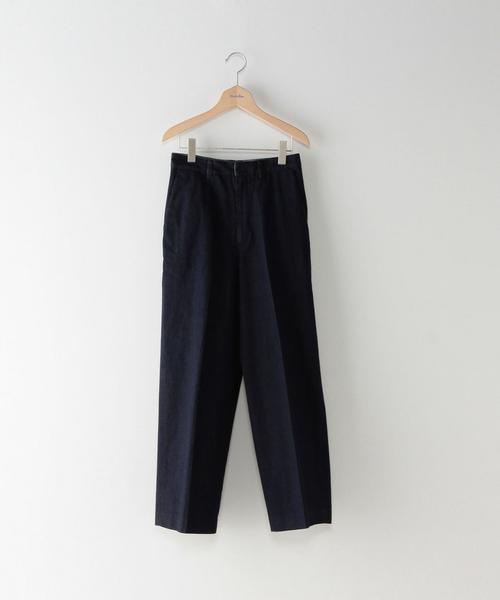 Steven Alan(スティーブンアラン)の「<steven alan>COMPACT WEAPON WIDE TROUSERS/パンツ◆(チノパンツ・レディース・ブラック/ベージュ/ネイビー/オリーブ・SMALL/MEDIUM/LARGE)」の4枚目の写真