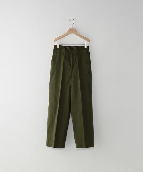 Steven Alan(スティーブンアラン)の「<steven alan>COMPACT WEAPON WIDE TROUSERS/パンツ◆(チノパンツ・レディース・ブラック/ベージュ/ネイビー/オリーブ・SMALL/MEDIUM/LARGE)」の3枚目の写真