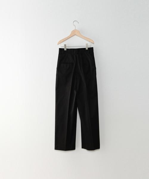 Steven Alan(スティーブンアラン)の「<steven alan>COMPACT WEAPON WIDE TROUSERS/パンツ◆(チノパンツ・レディース・ブラック/ベージュ/ネイビー/オリーブ・SMALL/MEDIUM/LARGE)」の6枚目の写真