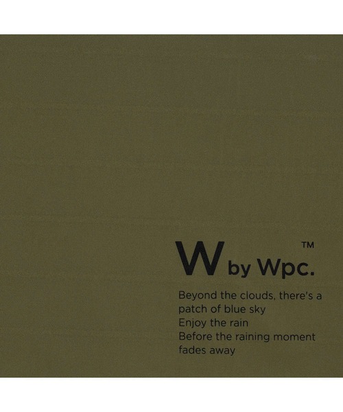 Wpc.（ダブリュピーシー）の「レインバイシクル　モッズコート　ユニセックス（レインコート/ポンチョ・レディース・グリーン系その他/ベージュ・FREE）」の8枚目の写真