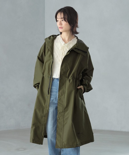 Wpc.（ダブリュピーシー）の「レインバイシクル　モッズコート　ユニセックス（レインコート/ポンチョ・レディース・グリーン系その他/ベージュ・FREE）」の9枚目の写真