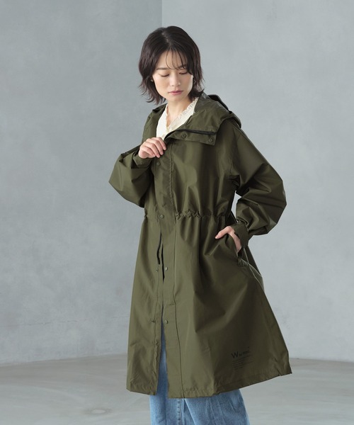Wpc.（ダブリュピーシー）の「レインバイシクル　モッズコート　ユニセックス（レインコート/ポンチョ・レディース・グリーン系その他/ベージュ・FREE）」の10枚目の写真