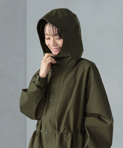 Wpc.（ダブリュピーシー）の「レインバイシクル　モッズコート　ユニセックス（レインコート/ポンチョ・レディース・グリーン系その他/ベージュ・FREE）」の11枚目の写真