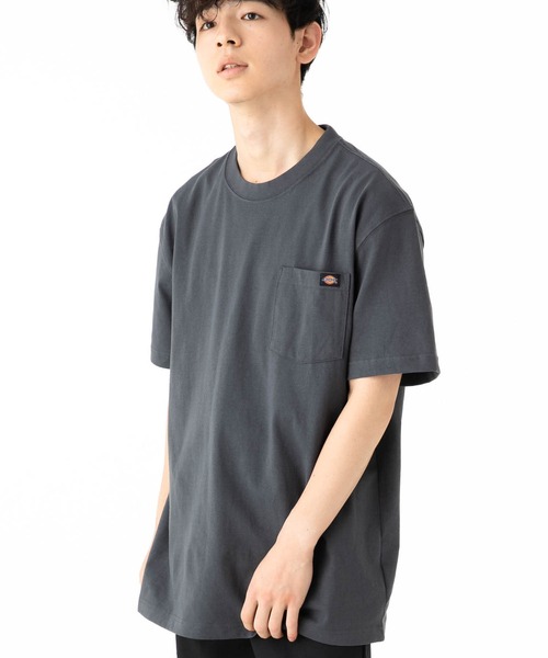 Dickies(ディッキーズ)の「ディッキーズ シャツ 半袖T WS450(Tシャツ/カットソー・メンズ・ブラック/ネイビー/グレー/ブラウン/ベージュ/グリーン/ホワイト/グレー系その他/カーキ・L/XL/M/S)」の4枚目の写真