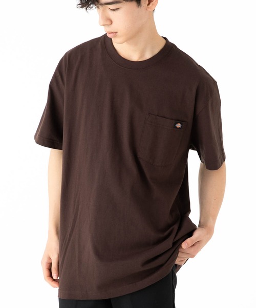 Dickies(ディッキーズ)の「ディッキーズ シャツ 半袖T WS450(Tシャツ/カットソー・メンズ・ブラック/ネイビー/グレー/ブラウン/ベージュ/グリーン/ホワイト/グレー系その他/カーキ・L/XL/M/S)」の5枚目の写真