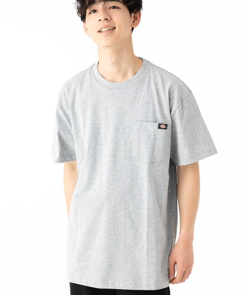 Dickies(ディッキーズ)の「ディッキーズ シャツ 半袖T WS450(Tシャツ/カットソー・メンズ・ブラック/ネイビー/グレー/ブラウン/ベージュ/グリーン/ホワイト/グレー系その他/カーキ・L/XL/M/S)」の3枚目の写真