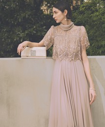 RUIRUE BOUTIQUE（ルイルエブティック）の「レース×シフォン ハイネックワンピース結婚式 お呼ばれ パーティー ドレス（ドレス・レディース）」