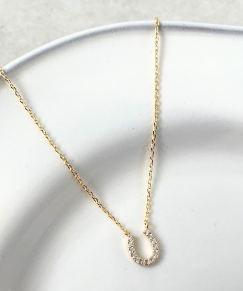 ♦︎期間限定出品♦︎ロクザン＊馬蹄×馬silverネックレス 馬蹄プチペン（ネックレス）｜Three Four Time（スリーフォー