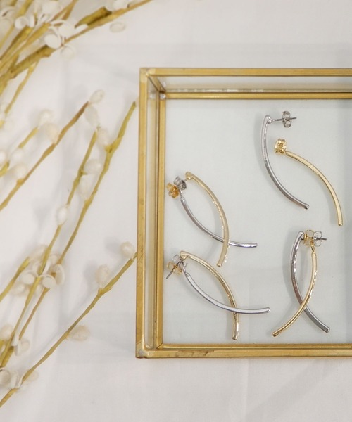 minia（ミニア）の「ミックスカラーピアス（ピアス（両耳用）・レディース・C/D/E/F/A/B・FREE）」の5枚目の写真