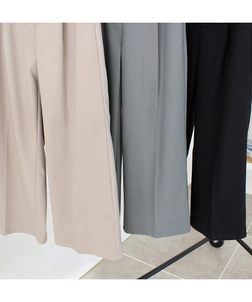 MODE ROBE（モードローブ）の「センタープレスワイドパンツ（その他パンツ・レディース・グレー系/ブラック/ベージュ・FREE）」の20枚目の写真